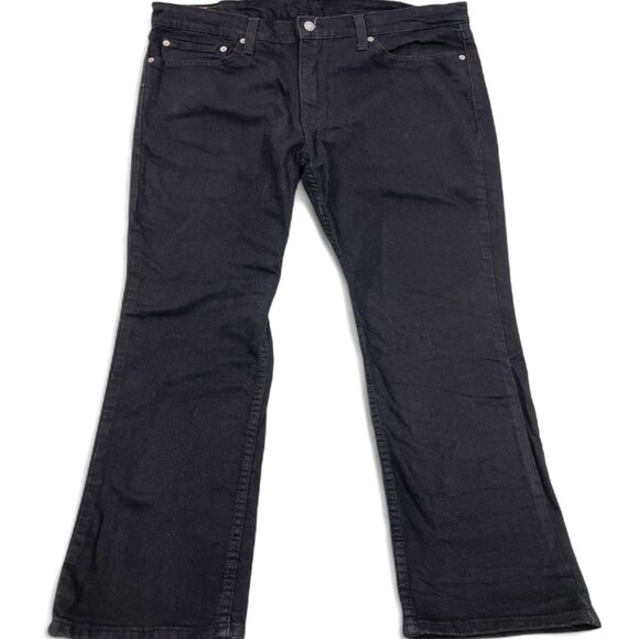 Levi's 511 Men's Straight Leg Black Denim Jeans Mid-Rise Slim Fit Actual 36x31 - Picture 3 of 15